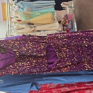 Purple Passion Stretch Velvet Prom Dress